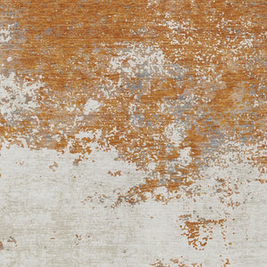 Homeroots 3' Black Gray And Ivory Abstract Washable Area Rug For Indoor And Outdoor Use - Durable Design 5' X 8' Polyester 599473