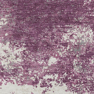 Homeroots 3' Black Gray And Ivory Abstract Washable Area Rug For Indoor And Outdoor Use - Durable Design 3' X 5' Polyester 599478