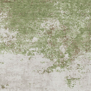 Homeroots 3' Black Gray And Ivory Abstract Washable Area Rug For Indoor And Outdoor Use - Durable Design 10' X 14' Polyester 599489