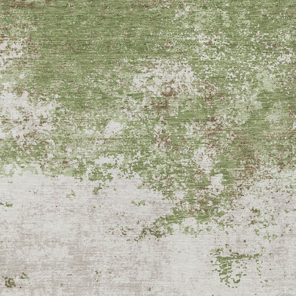 Homeroots 3' Black Gray And Ivory Abstract Washable Area Rug For Indoor And Outdoor Use - Durable Design 10' X 14' Polyester 599489