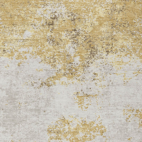 Homeroots 3' Black Gray And Ivory Abstract Washable Area Rug For Indoor And Outdoor Use - Durable Design 3' X 5' Polyester 599490