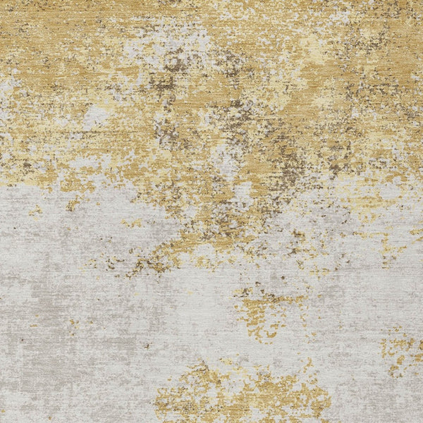 Homeroots 3' Black Gray And Ivory Abstract Washable Area Rug For Indoor And Outdoor Use - Durable Design 9' X 12' Polyester 599494