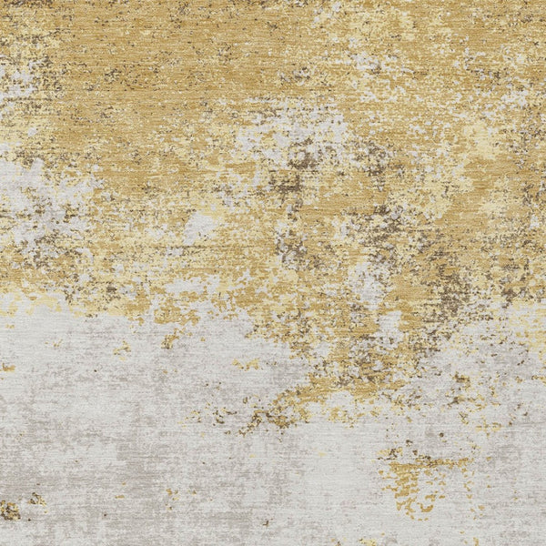 Homeroots 3' Black Gray And Ivory Abstract Washable Area Rug For Indoor And Outdoor Use - Durable Design 10' X 14' Polyester 599495