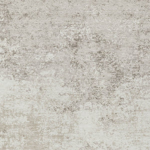 Homeroots 3' Black Gray And Ivory Abstract Washable Area Rug For Indoor And Outdoor Use - Durable Design 8' X 10' Polyester 599505