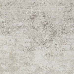 Homeroots 3' Black Gray And Ivory Abstract Washable Area Rug For Indoor And Outdoor Use - Durable Design 9' X 12' Polyester 599506