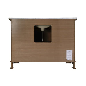 Butler Specialty Butler Colorado 48" Wood & Marble Single Sink Bathroom Vanity - Elegant Walnut Design For Luxury Spaces Walnut Mdf,Acacia,Marble,Ceramic,Plywood,Walnut Veneer 5995489-butler