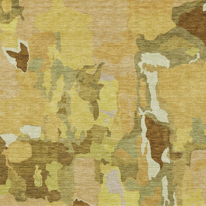 Homeroots 3' Aqua Green And Pink Abstract Washable Indoor Outdoor Area Rug - Perfect For Any Space! 5' X 8' Polyester 599569