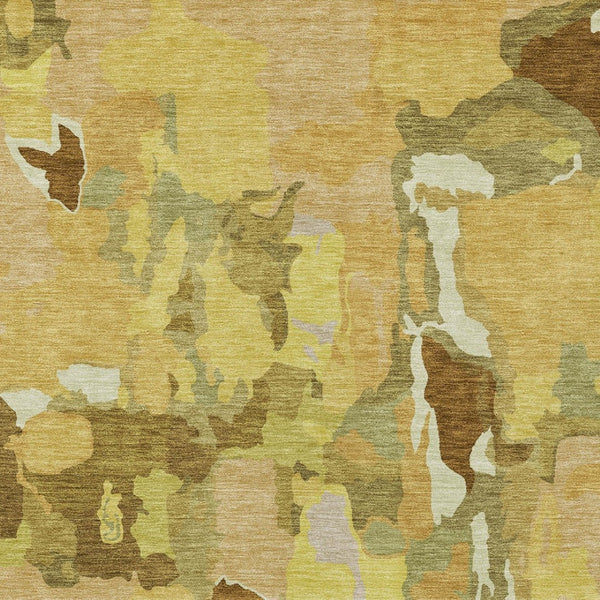 Homeroots 3' Aqua Green And Pink Abstract Washable Indoor Outdoor Area Rug - Perfect For Any Space! 5' X 8' Polyester 599569