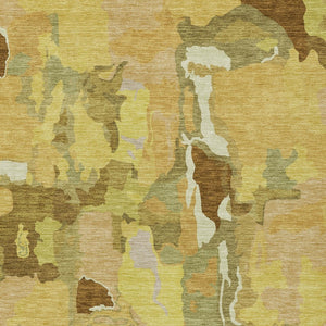 Homeroots 3' Aqua Green And Pink Abstract Washable Indoor Outdoor Area Rug - Perfect For Any Space! 10' X 14' Polyester 599573