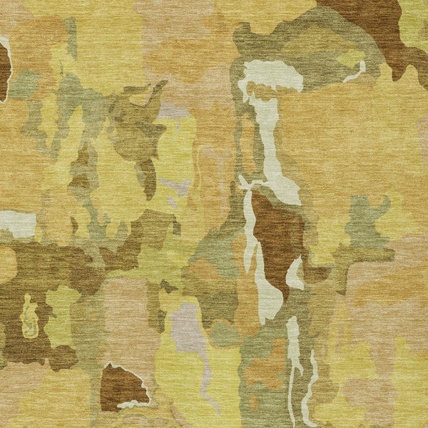 Homeroots 3' Aqua Green And Pink Abstract Washable Indoor Outdoor Area Rug - Perfect For Any Space! 10' X 14' Polyester 599573