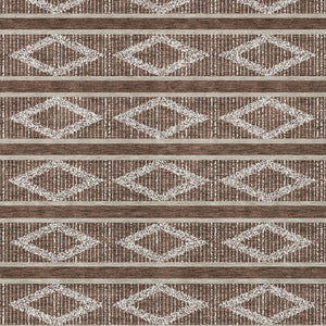 Homeroots 3' Black And Beige Geometric Indoor Outdoor Area Rug - Stylish, Durable, Washable For Any Space 9' X 12' Polyester 599614