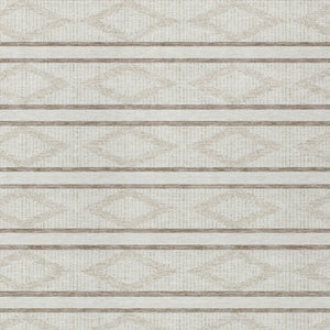 Homeroots 3' Black And Beige Geometric Indoor Outdoor Area Rug - Stylish, Durable, Washable For Any Space 10' X 14' Polyester 599639