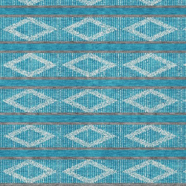 Homeroots 3' Black And Beige Geometric Indoor Outdoor Area Rug - Stylish, Durable, Washable For Any Space 9' X 12' Polyester 599674