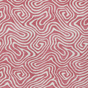 Homeroots 3' Artichoke Green And Ivory Abstract Washable Area Rug For Indoor And Outdoor Spaces, Durable Design 5' X 8' Polyester 599695