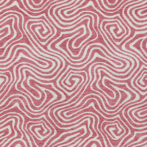 Homeroots 3' Artichoke Green And Ivory Abstract Washable Area Rug For Indoor And Outdoor Spaces, Durable Design 10' X 14' Polyester 599699