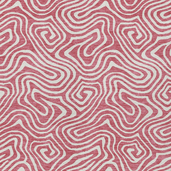 Homeroots 3' Artichoke Green And Ivory Abstract Washable Area Rug For Indoor And Outdoor Spaces, Durable Design 10' X 14' Polyester 599699