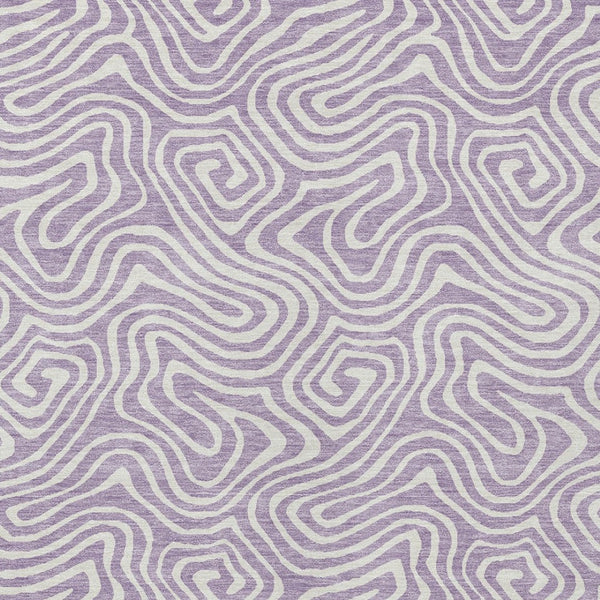 Homeroots 3' Artichoke Green And Ivory Abstract Washable Area Rug For Indoor And Outdoor Spaces, Durable Design 3' X 5' Polyester 599730