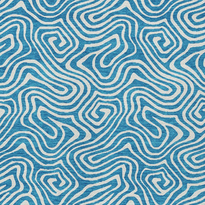 Homeroots 3' Artichoke Green And Ivory Abstract Washable Area Rug For Indoor And Outdoor Spaces, Durable Design 5' X 8' Polyester 599761