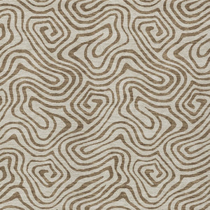 Homeroots 3' Beige And Brown Abstract Washable Area Rug For Indoor And Outdoor Spaces - Durable & Stylish 10' X 14' Polyester 599783