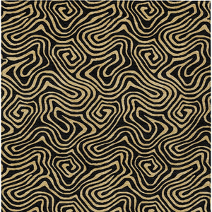 Homeroots 3' Beige And Brown Abstract Washable Area Rug For Indoor And Outdoor Spaces - Durable & Stylish 8' X 10' Polyester 599787