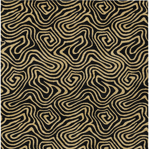 Homeroots 3' Beige And Brown Abstract Washable Area Rug For Indoor And Outdoor Spaces - Durable & Stylish 10' X 14' Polyester 599789