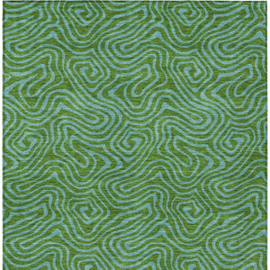 Homeroots 3' Beige And Brown Abstract Washable Area Rug For Indoor And Outdoor Spaces - Durable & Stylish 3' X 5' Polyester 599796