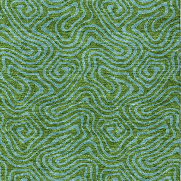 Homeroots 3' Beige And Brown Abstract Washable Area Rug For Indoor And Outdoor Spaces - Durable & Stylish 8' X 10' Polyester 599799