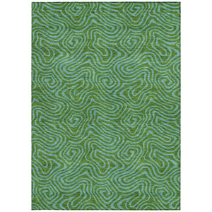 Homeroots 3' Beige And Brown Abstract Washable Area Rug For Indoor And Outdoor Spaces - Durable & Stylish 10' X 14' Polyester 599801