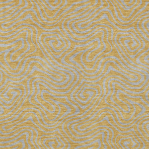 Homeroots 3' Beige And Brown Abstract Washable Area Rug For Indoor And Outdoor Spaces - Durable & Stylish 8' X 10' Polyester 599805