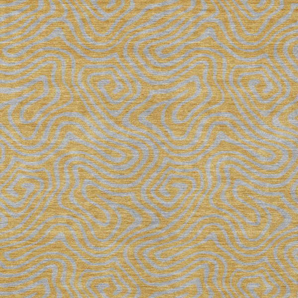 Homeroots 3' Beige And Brown Abstract Washable Area Rug For Indoor And Outdoor Spaces - Durable & Stylish 8' X 10' Polyester 599805