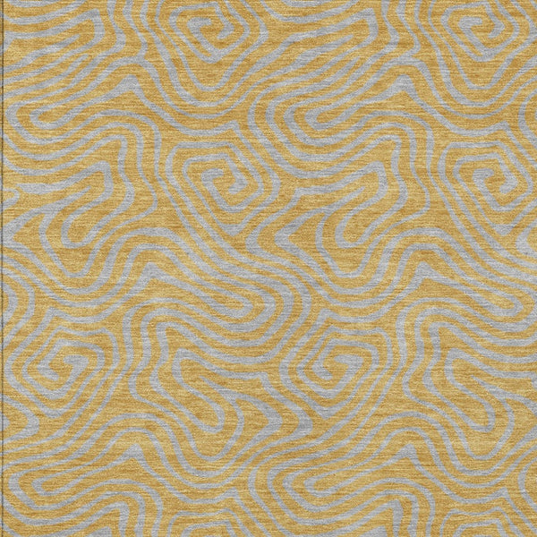 Homeroots 3' Beige And Brown Abstract Washable Area Rug For Indoor And Outdoor Spaces - Durable & Stylish 9' X 12' Polyester 599806