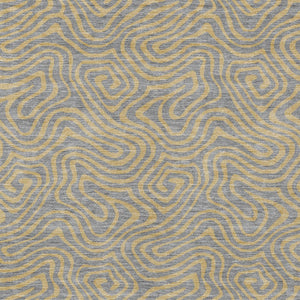 Homeroots 3' Beige And Brown Abstract Washable Area Rug For Indoor And Outdoor Spaces - Durable & Stylish 8' X 10' Polyester 599811