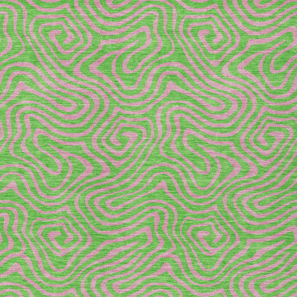 Homeroots 3' Beige And Brown Abstract Washable Area Rug For Indoor And Outdoor Spaces - Durable & Stylish 5' X 8' Polyester 599815