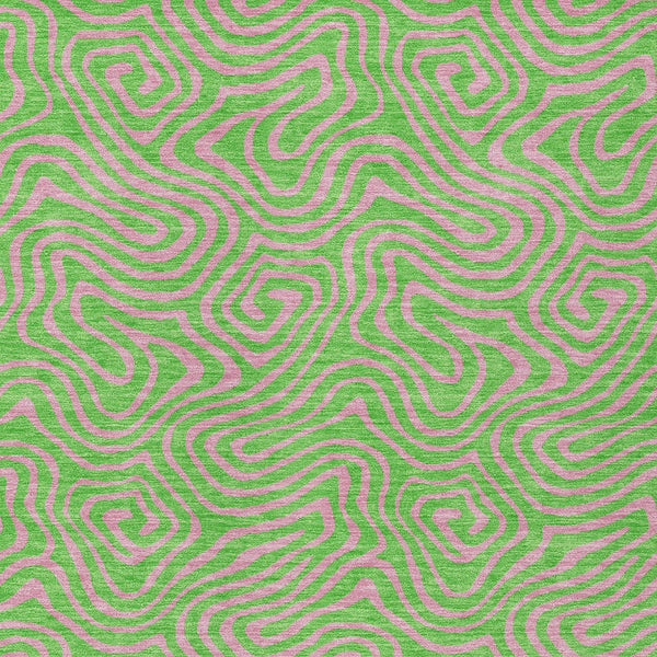 Homeroots 3' Beige And Brown Abstract Washable Area Rug For Indoor And Outdoor Spaces - Durable & Stylish 8' X 10' Polyester 599817