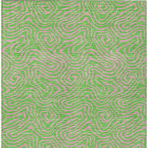 Homeroots 3' Beige And Brown Abstract Washable Area Rug For Indoor And Outdoor Spaces - Durable & Stylish 9' X 12' Polyester 599818