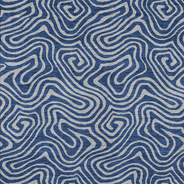 Homeroots 3' Beige And Brown Abstract Washable Area Rug For Indoor And Outdoor Spaces - Durable & Stylish 3' X 5' Polyester 599820