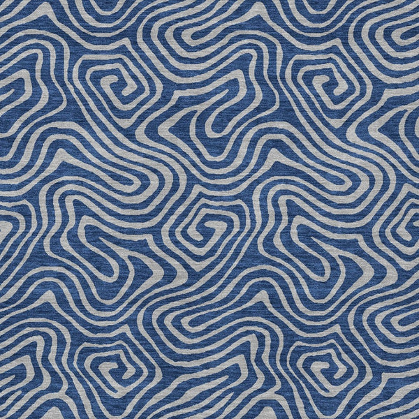 Homeroots 3' Beige And Brown Abstract Washable Area Rug For Indoor And Outdoor Spaces - Durable & Stylish 5' X 8' Polyester 599821