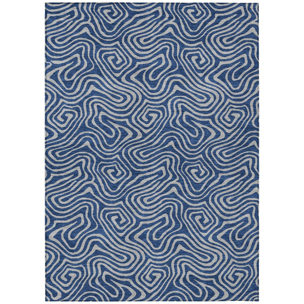 Homeroots 3' Beige And Brown Abstract Washable Area Rug For Indoor And Outdoor Spaces - Durable & Stylish 10' X 14' Polyester 599825