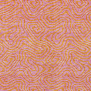 Homeroots 3' Beige And Brown Abstract Washable Area Rug For Indoor And Outdoor Spaces - Durable & Stylish 3' X 5' Polyester 599826