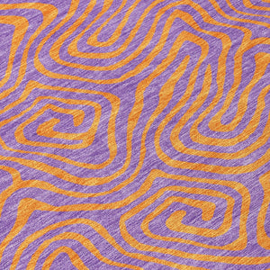 Homeroots 3' Beige And Brown Abstract Washable Area Rug For Indoor And Outdoor Spaces - Durable & Stylish 5' X 8' Polyester 599833