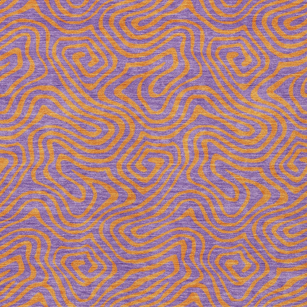 Homeroots 3' Beige And Brown Abstract Washable Area Rug For Indoor And Outdoor Spaces - Durable & Stylish 8' X 10' Polyester 599835