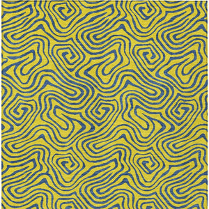 Homeroots 3' Beige And Brown Abstract Washable Area Rug For Indoor And Outdoor Spaces - Durable & Stylish 3' X 5' Polyester 599844