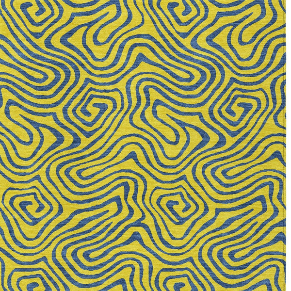 Homeroots 3' Beige And Brown Abstract Washable Area Rug For Indoor And Outdoor Spaces - Durable & Stylish 9' X 12' Polyester 599848