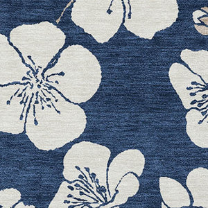 Homeroots 3' Stylish Floral Artichoke Green And Ivory Washable Area Rug For Indoor And Outdoor Spaces 8' X 10' Polyester 599901