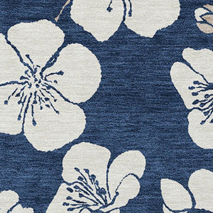 Homeroots 3' Stylish Floral Artichoke Green And Ivory Washable Area Rug For Indoor And Outdoor Spaces 10' X 14' Polyester 599903