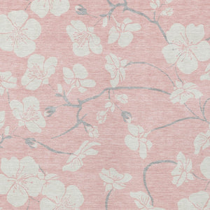 Homeroots 3' Stylish Floral Artichoke Green And Ivory Washable Area Rug For Indoor And Outdoor Spaces 9' X 12' Polyester 599908