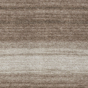 Homeroots 3' Brown And Beige Abstract Washable Area Rug For Indoor And Outdoor Use – Durable And Stylish 5' X 8' Polyester 599935