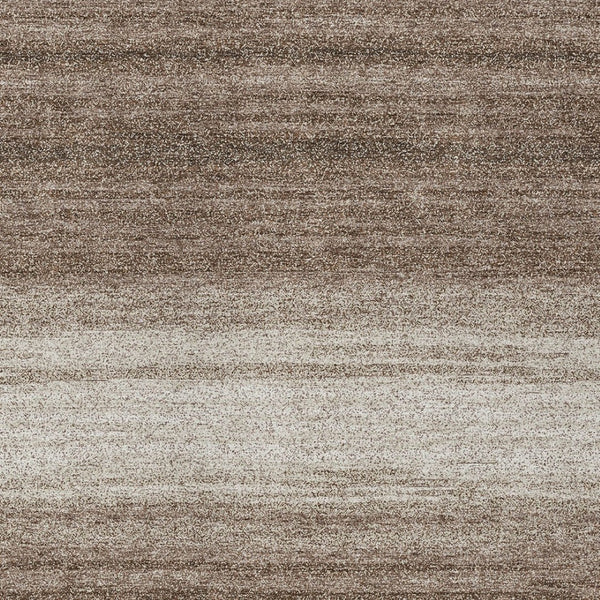 Homeroots 3' Brown And Beige Abstract Washable Area Rug For Indoor And Outdoor Use – Durable And Stylish 5' X 8' Polyester 599935