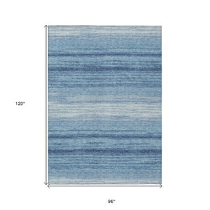 Homeroots 3' Brown And Beige Abstract Washable Area Rug For Indoor And Outdoor Use – Durable And Stylish 8' X 10' Polyester 599943