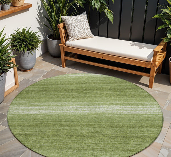 Homeroots 3' Brown And Beige Abstract Washable Area Rug For Indoor And Outdoor Use – Durable And Stylish 8' Round Polyester 599954